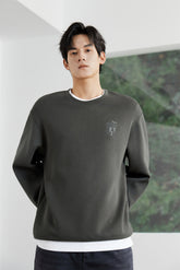 Men's Embroidered Graphic Air Cotton Sweatshirt